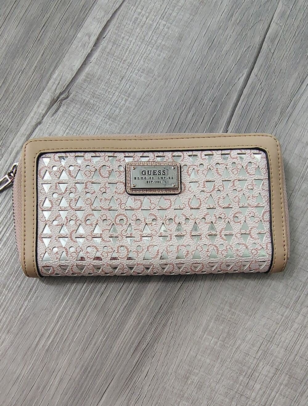 GUESS large zip-around wallet